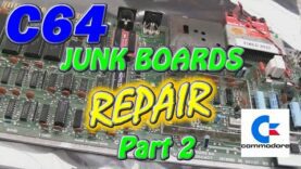 Commodore 64 (C64) Junk Board Repairs Part 2