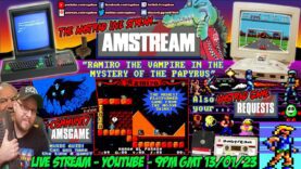 [AMSTRAD CPC]⚡️AMSTREAM 🕹️New Game! 🧛”RAMIRO THE VAMPIRE IV”!🦇 + ⭐️Music Quiz! & Game Requests! 🕹️