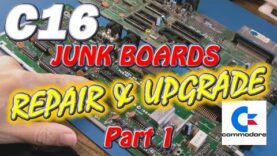 Commodore C16 Repair & Upgrade Part 2 (64K / 6510 / 6502plus4 / C64 Keyboard / Joystick / Datasette)