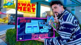 The swap meet vendors held this FOR ME
