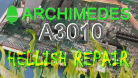 Acorn Archimedes A3010 Hellish Corrosion Repair Part 1