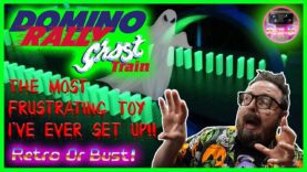 🎃👻 Domino Rally Ghost Train – An Absolute NIGHTMARE to Set Up! | Retro Bytes Halloween Special! 👻🎃