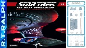 Star Trek: Build The Enterprise D. Stage 25.2 Assembly. By Fanhome/Eaglemoss/Hero Collector.