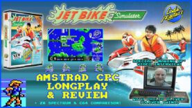 [AMSTRAD CPC] 💦 Jet Bike Simulator – Longplay & Review + Philip Oliver (Oliver Twins) Interview!!