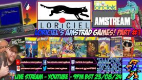 [AMSTRAD CPC] ⚡️AMSTREAM 🕹️🇫🇷 Loriciel’s Amstrad Games Special! ⭐️ Playing Their Best Games! Part #1