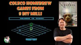 Homebrew Colecovision Games Qyxar & Virix from 8 Bit Milli Games