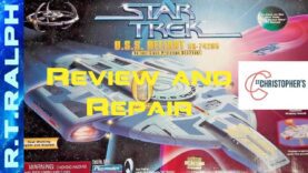 Star Trek Playmates USS Defiant St Christophers Auction win, Review and Repair