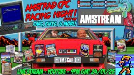 [AMSTRAD CPC] ⚡️AMSTREAM 🚦🏁 Amstrad CPC Racing Game Night! ⭐️ Cars, bikes, boats & more! 🚗🏎️🚤🏍️ #2