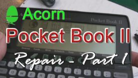 Acorn Pocket Book II (Psion 3A) Repair – Part 1