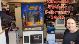 Channel Update February 2025 – Arcade and Game Room Tour, Space Invaders Deluxe