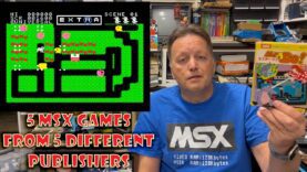 5 MSX Games from 5 Publishers (Rally-X, Exoide-Z, SASA, Mr Do!, Beamrider)