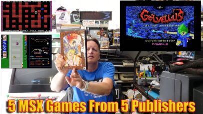 5 MSX Games From 5 Publishers (Bomberman, Pitfall, F1 Spirit, Chack’n Pop, Golvelius)
