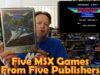 5 MSX Games From 5 Publishers (Galaxian, Handbook of Iga, Senjyo, Gradius II, Crazy Bullet)