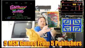 5 MSX Games From 5 Publishers (Ghost House, Othello, Hole in One Pro, Mopiranger, Fantasy Zone)