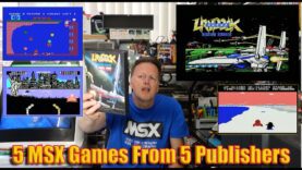 5 MSX Games From 5 Publishers (Pooyan, Knightlore, Antarctic Adventure, Int Karate, Super Laydock)
