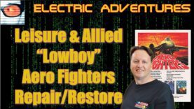 Aero Fighters Leisure and Allied Original Low Boy Arcade Cab Restoration