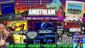[AMSTRAD CPC] ⚡️AMSTREAM 🕹️4 NEW Amstrad Games! Alien The Xenomorph, Punch Chess, Pendu AI & Axis!⭐️