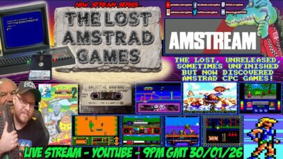 [AMSTRAD CPC] ⚡️AMSTREAM 🕹️ The LOST AMSTRAD GAMES! 🔍 Unreleased? Unfinished? But Discovered Games!!