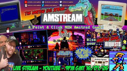 [AMSTRAD CPC]⚡️AMSTREAM 🗝️”The Key Ep.3″ NEW Amstrad Point & Click Game! + Your Game Requests! ⭐️