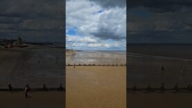 Cleethorpe Beach, today 27-July 2024. 26 July 2024