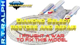 Diamond Select USS Enterprise D. All Good Things Version. Restore and Repair