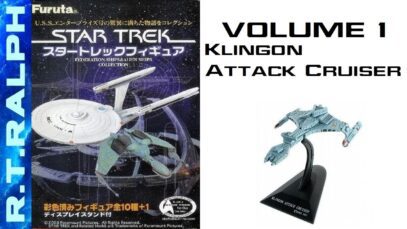 Furuta Star Trek Model Review. Series 1.10 – Klingon Attack Cruiser