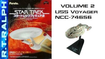 Furuta Star Trek Model Review. Series 2.10 – USS Voyager NCC-74656