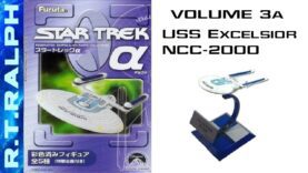Furuta Star Trek Model Review. Series 3a.3 – USS Excelsior NCC-2000