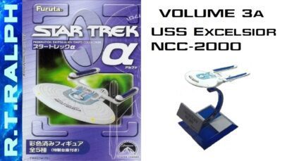 Furuta Star Trek Model Review. Series 3a.3 – USS Excelsior NCC-2000