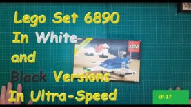 LEGO Space kit 6890 Space Cruiser Build and Review