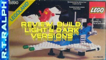 LEGO Space kit 6890 Space Cruiser Build and Review