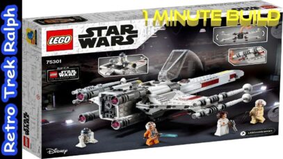 LEGO Star Wars 75301 X-wing Fighter. 1 Minute Build