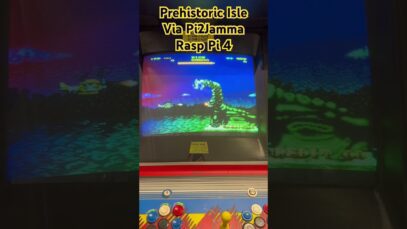 Prehistoric Isle Arcade running via a Pi2Jamma interface with a Raspberry Pi 4. #arcade