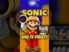 Sonic vs. Mario: The Lost Media Game That did it first