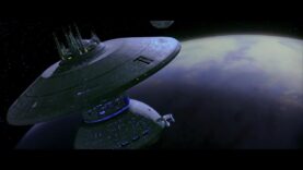Star Trek 3  Enterprise arrives at Spacedock  FX Only