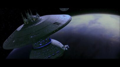 Star Trek 3  Enterprise arrives at Spacedock  FX Only