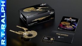 Star Trek Official Starship Collection By Fanhome. USS Enterprise NCC-1701-G GOLD-Plated Limited