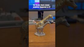 The giraffe clock – whatever happened to it ?