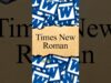 The Reason Microsoft Gave Up On Times New Roman #slopesgameroom #Microsoft #windows