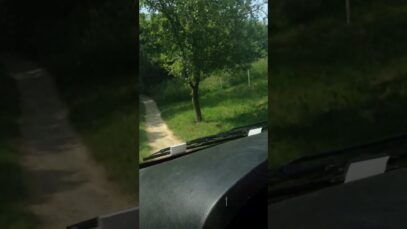 track to house