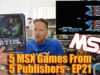 5 MSX Games From 5 Publishers (Wonderboy, Xenon, Ski Command, Yie Ar Kung-fu, R-Type)