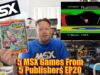 5 MSX Games From 5 Publishers (Zaxxon, Adv of Kitten, Auf Wiedersehen Monty, Batman, Athletic Land)