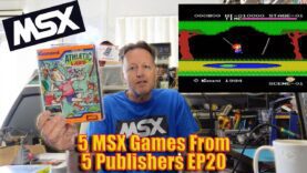 5 MSX Games From 5 Publishers (Zaxxon, Adv of Kitten, Auf Wiedersehen Monty, Batman, Athletic Land)