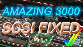Commodore Amiga 3000 SCSI Fixed & Amber (Part 4 of the restore of this 3000)