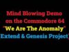 Mind Blowing Demo on the Commodore 64 – “We Are The Anomaly” (Extend & Genesis Project)