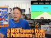 5 MSX Games From 5 Publishers (Topple Zip, Star Dust, Payload, Knither Special, Hyper Rally)