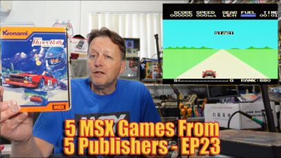 5 MSX Games From 5 Publishers (Topple Zip, Star Dust, Payload, Knither Special, Hyper Rally)