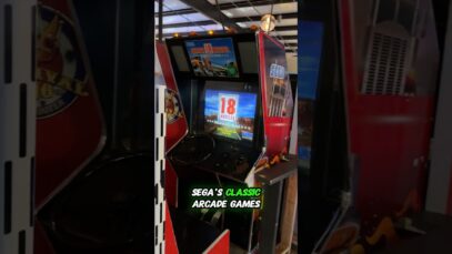 This Sega 18 Wheeler American Pro Trucker Arcade Cab is so cool! #sega #arcade #retrogaming